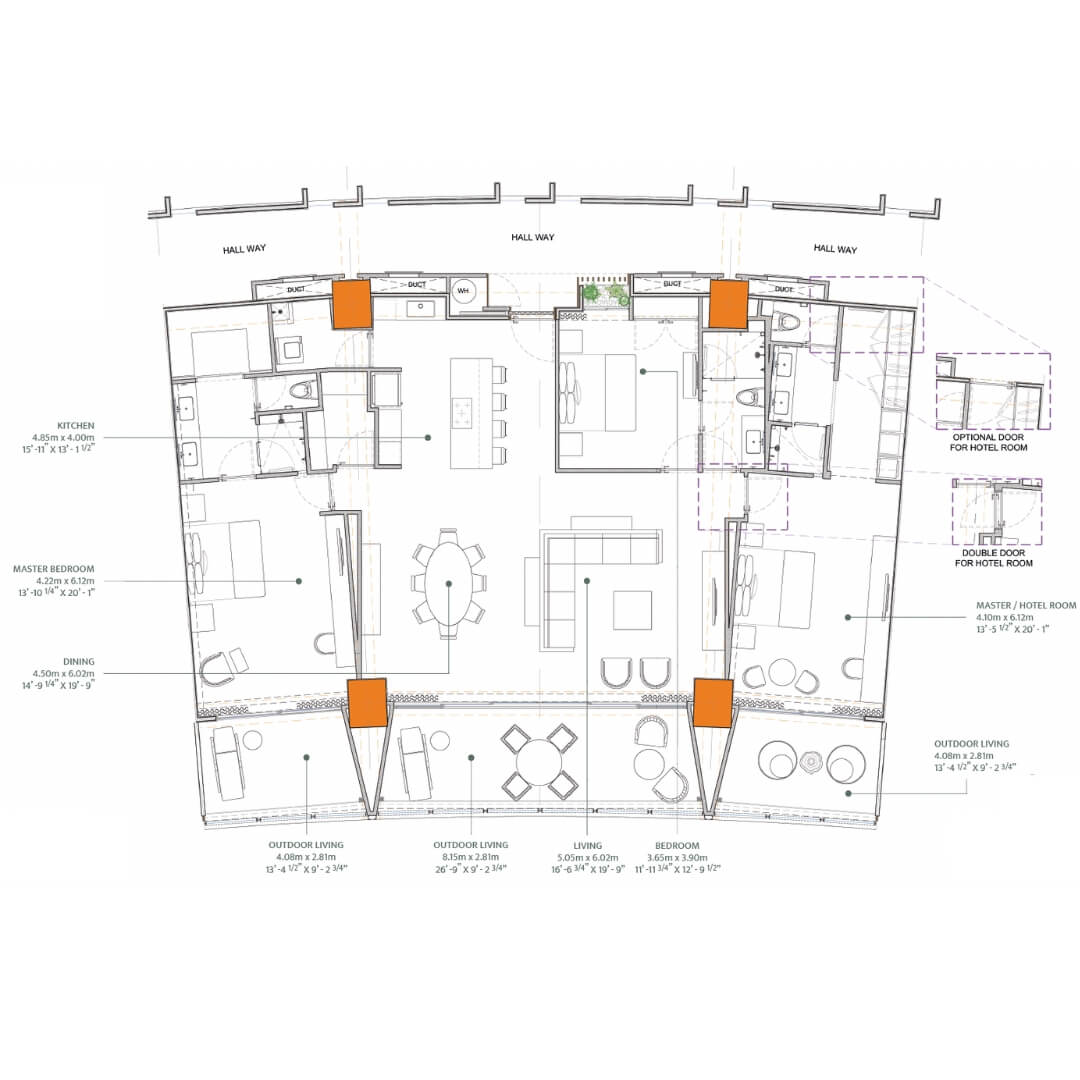 Three Bedroom Condo